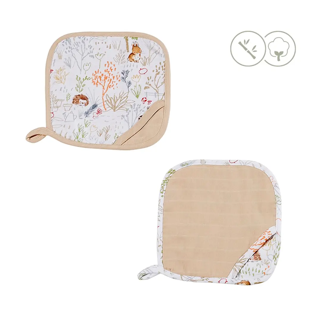 Garden Muslin Bebek Banyo Kese Seti 2 Adet