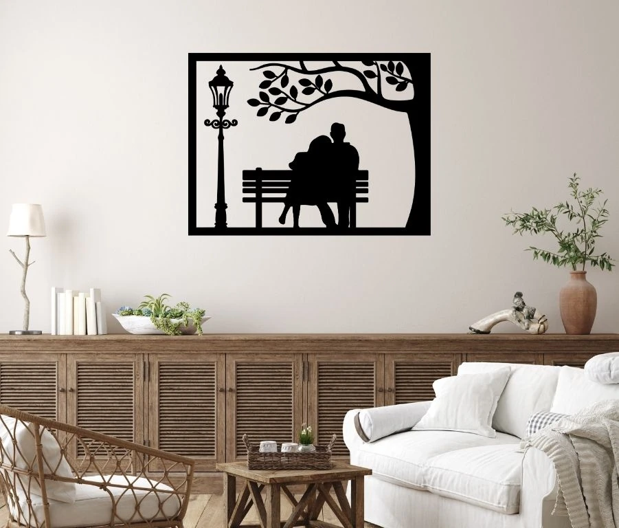 Sevgililer Günü Çift Duvar Dekoru 