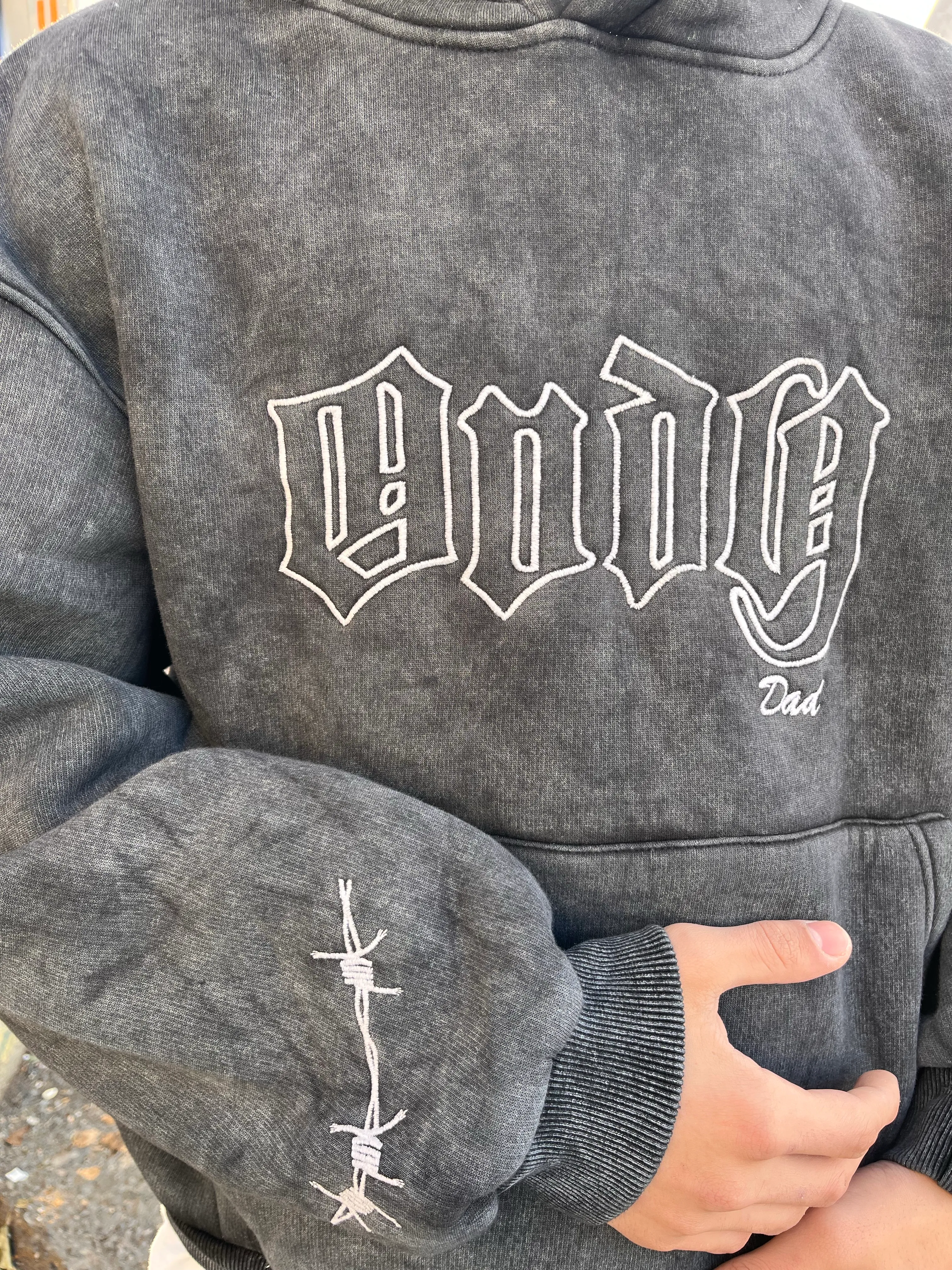 ENDY WASHED HOODİE - ANTRASİT