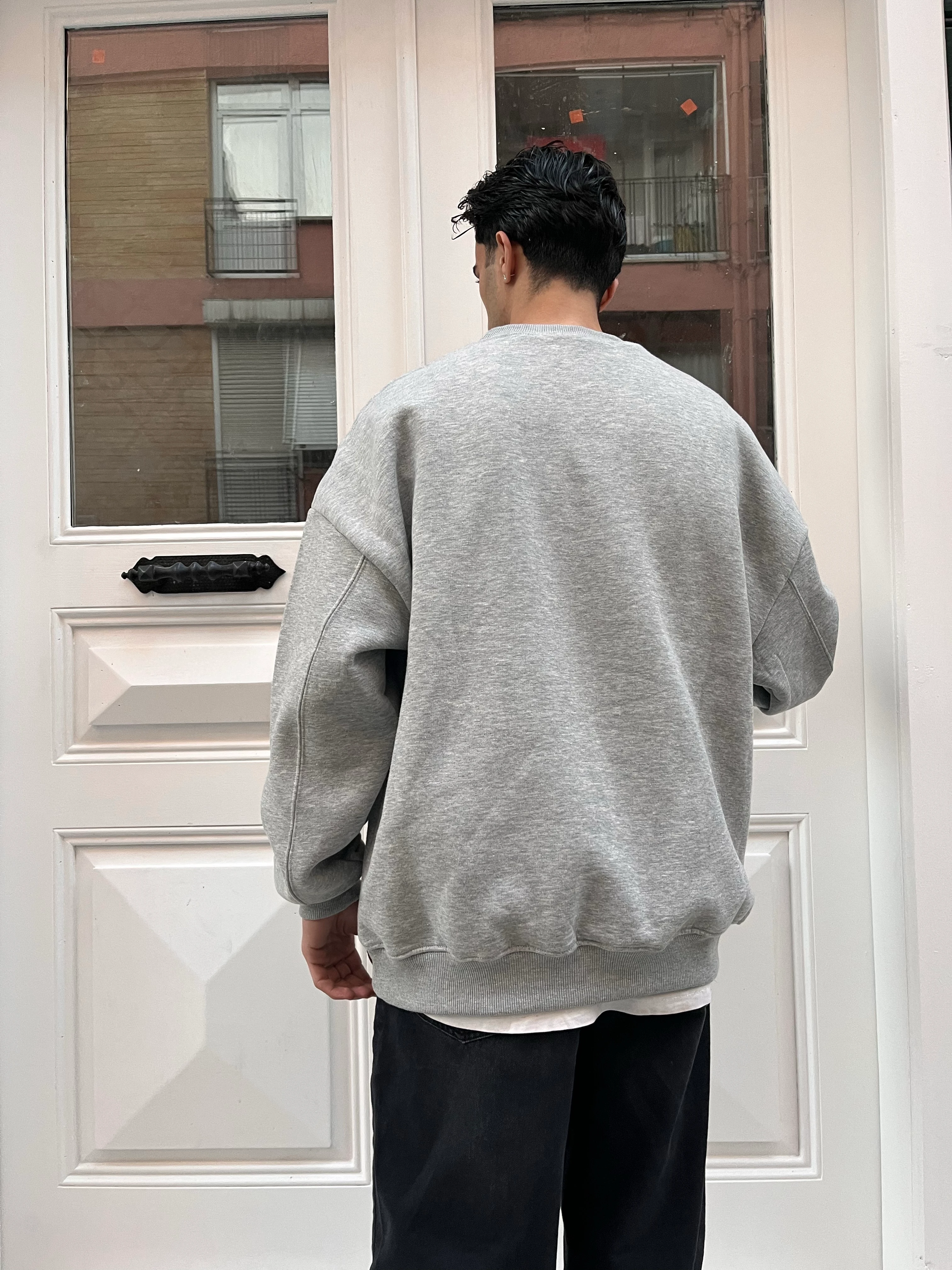 PREMİUM BASİC SWEATSHİRT - GRİ