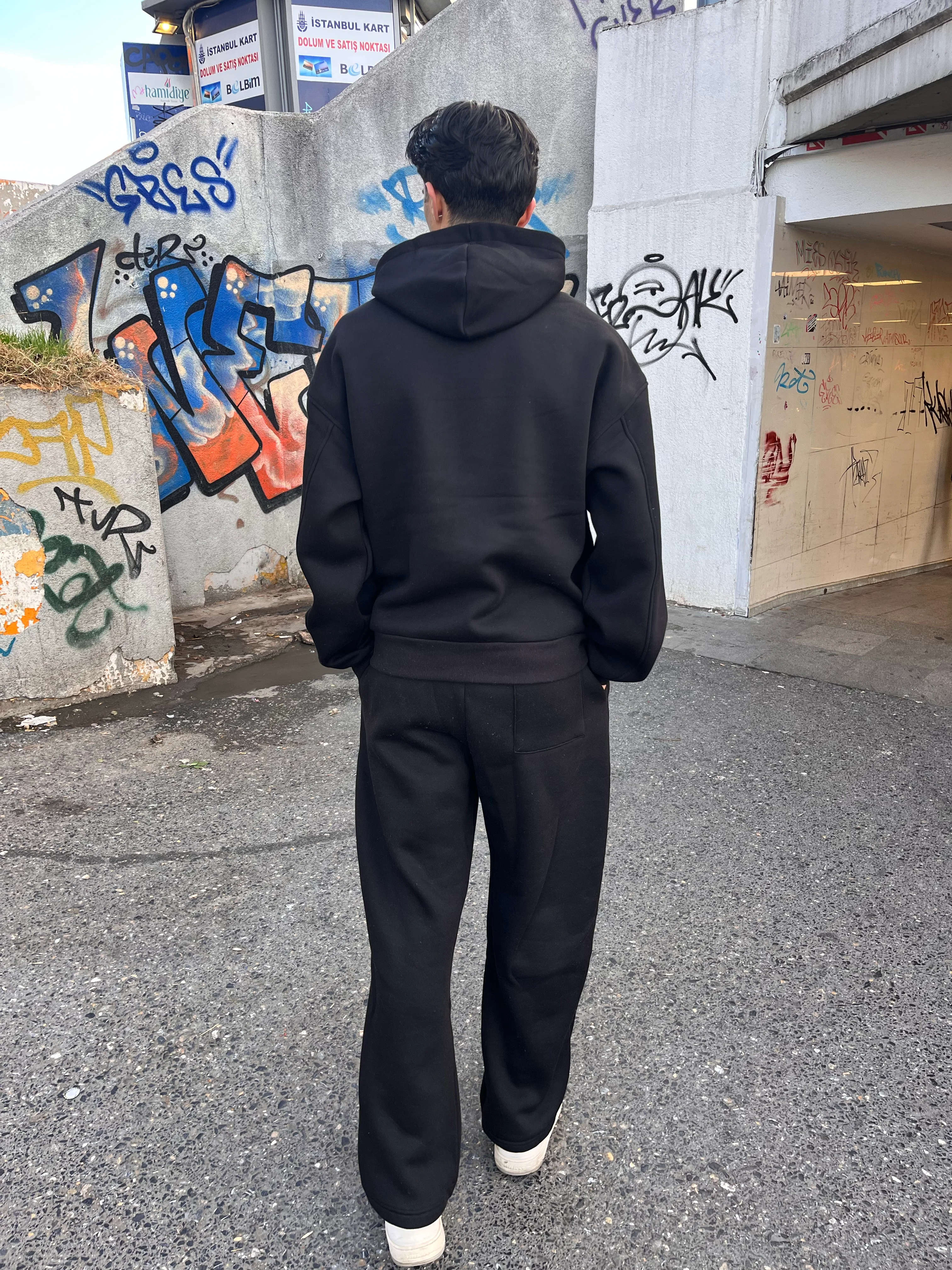 PREMİUM BASİC HOODİE - SİYAH