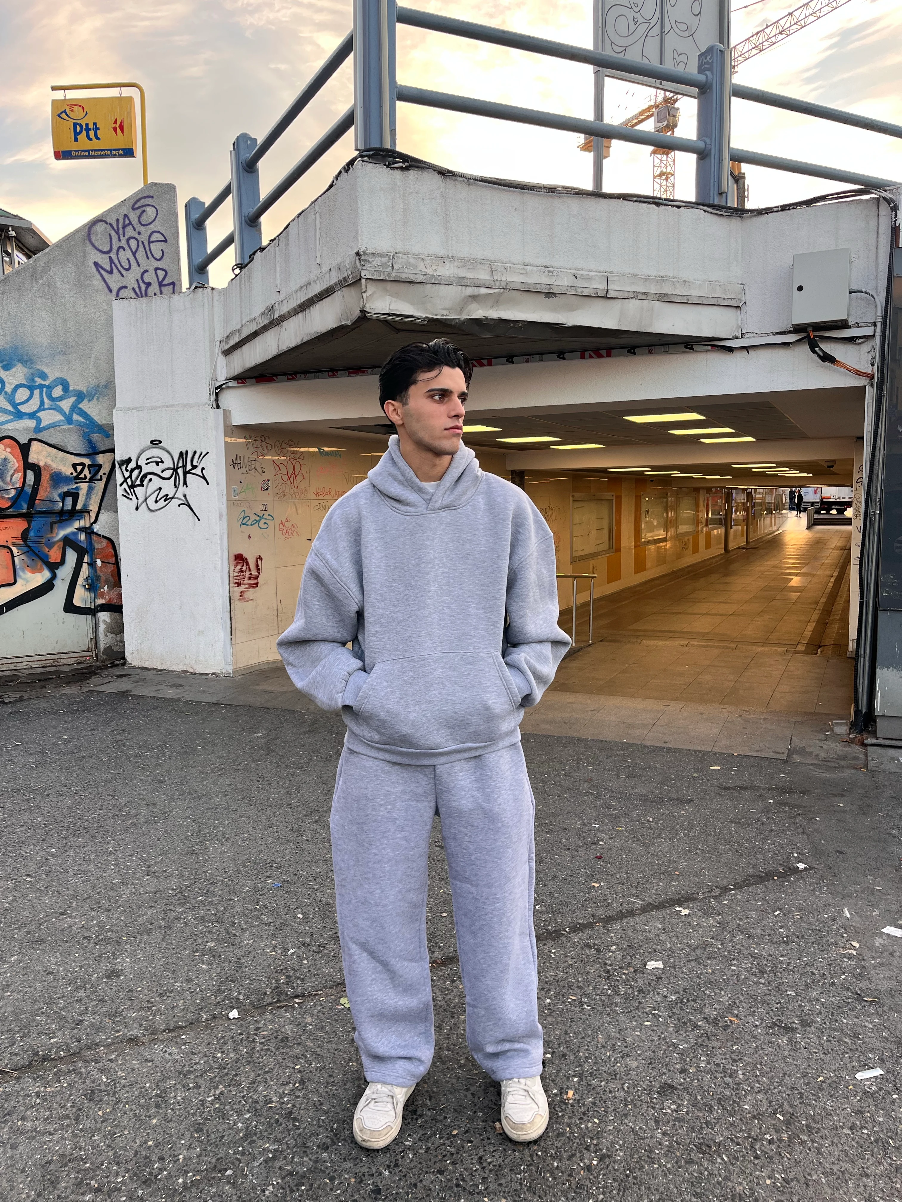 WİNTER - GRİ PREMİUM BAGGY EŞOFMAN