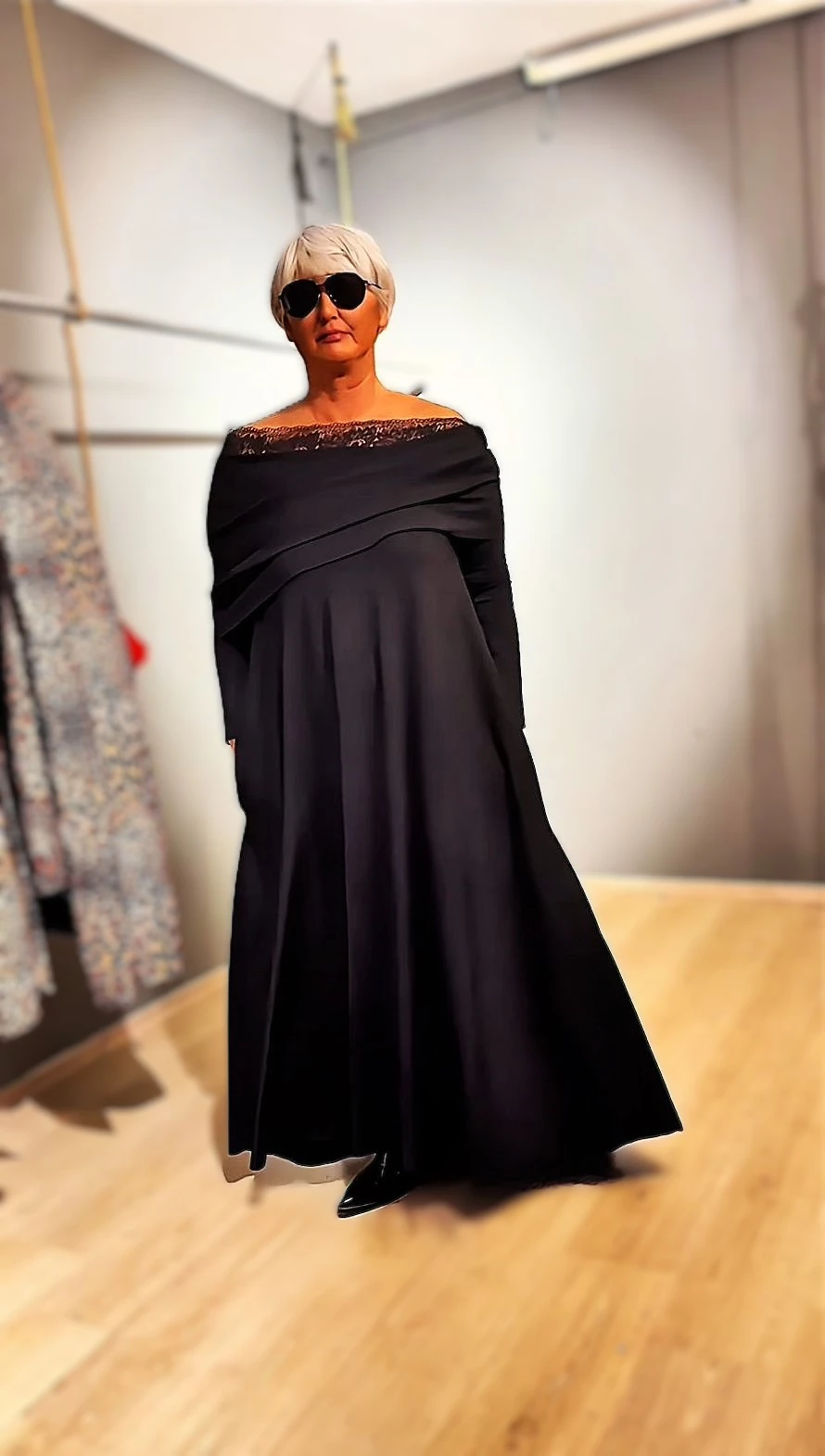 LİBRE DANTEL AKSESUARLI JARSE ELBİSE