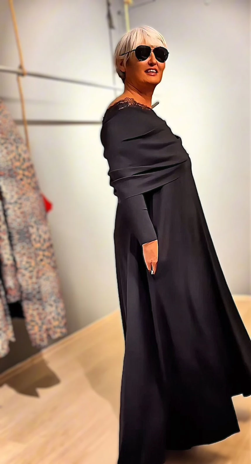 LİBRE DANTEL AKSESUARLI JARSE ELBİSE