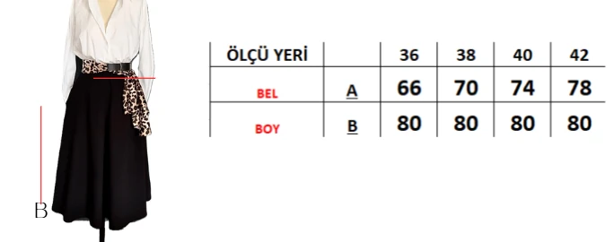 HAPPY FULAR KEMERLİ ETEK
