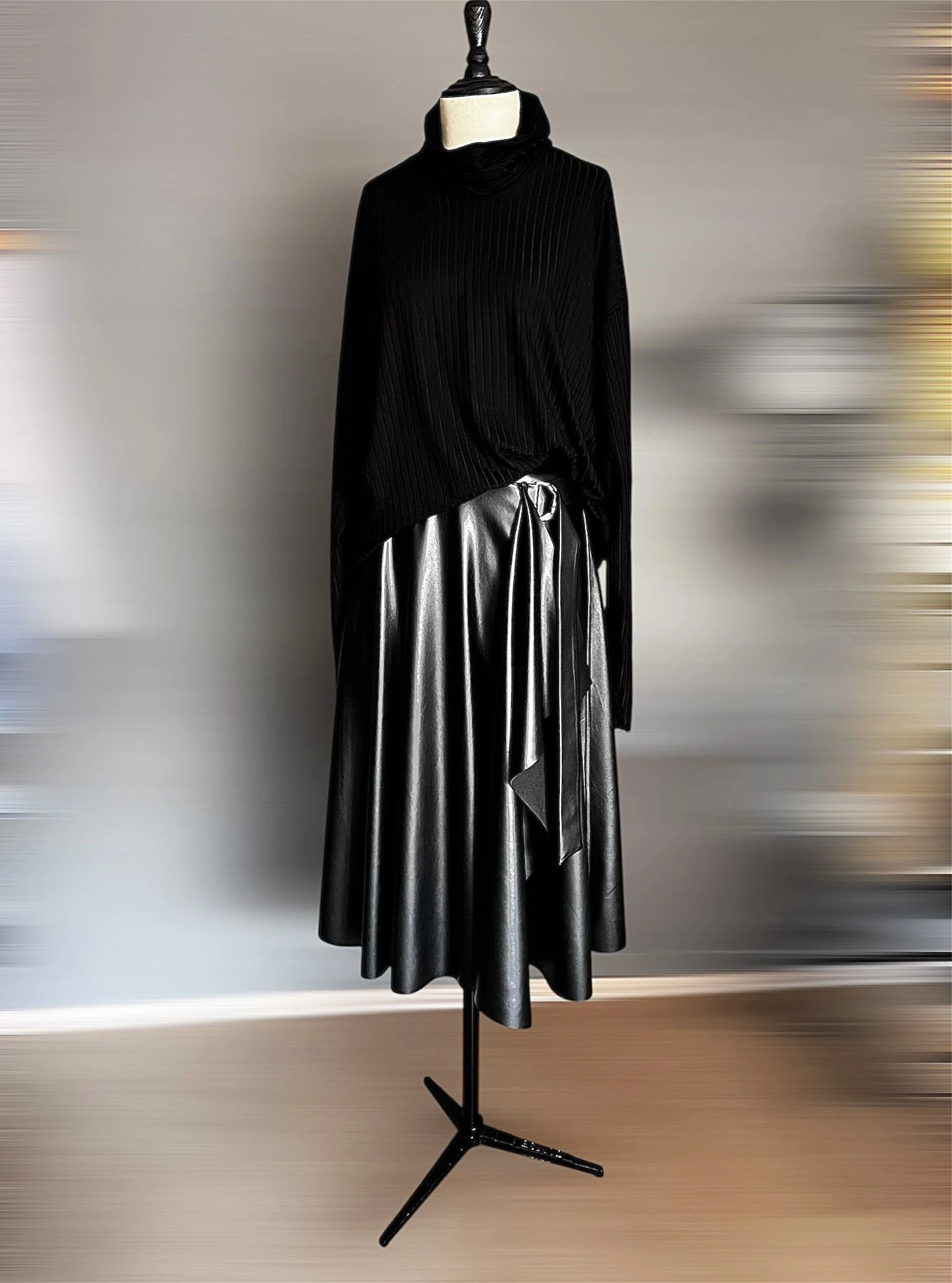 STAR ANVELOP DERİ ETEK