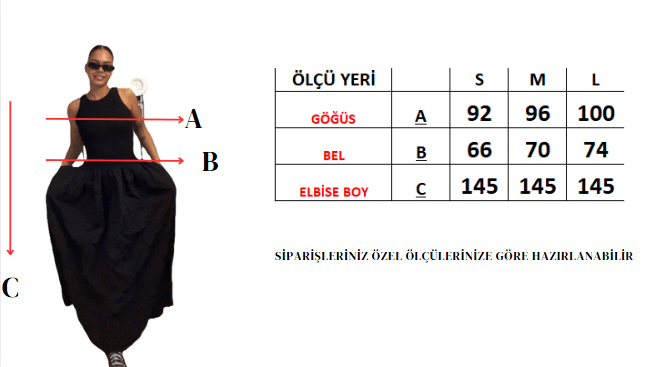 TAFTA CRASH MAXİ ELBİSE