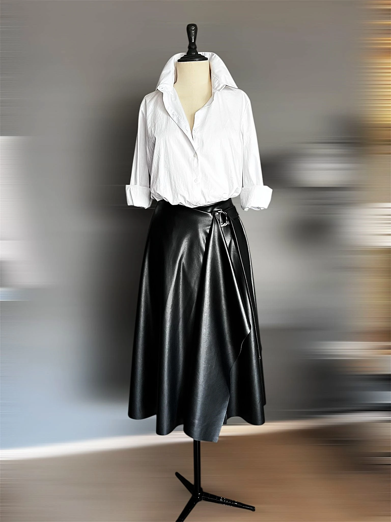 STAR ANVELOP DERİ ETEK