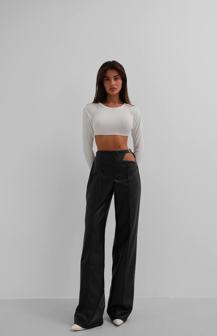 Stapleton Leather Window Detail Women's Trousers