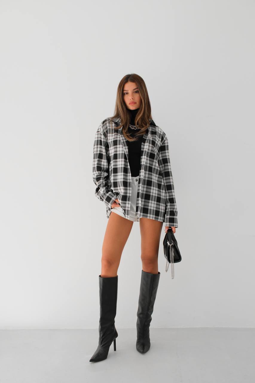 Seth Oversize Plaid Women's Shirt