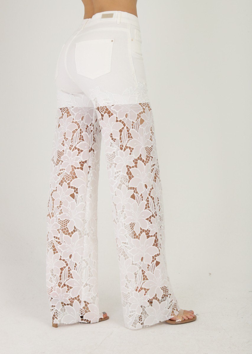 Kanita Lace Embroidered Special Design Women's Trousers