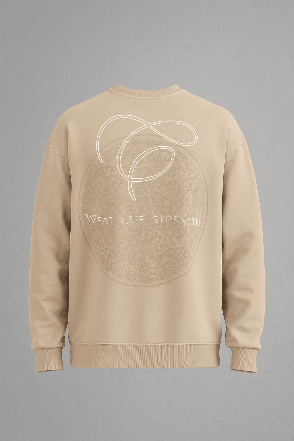 Ceny Baskılı Oversize Kesim Erkek Sweatshirt