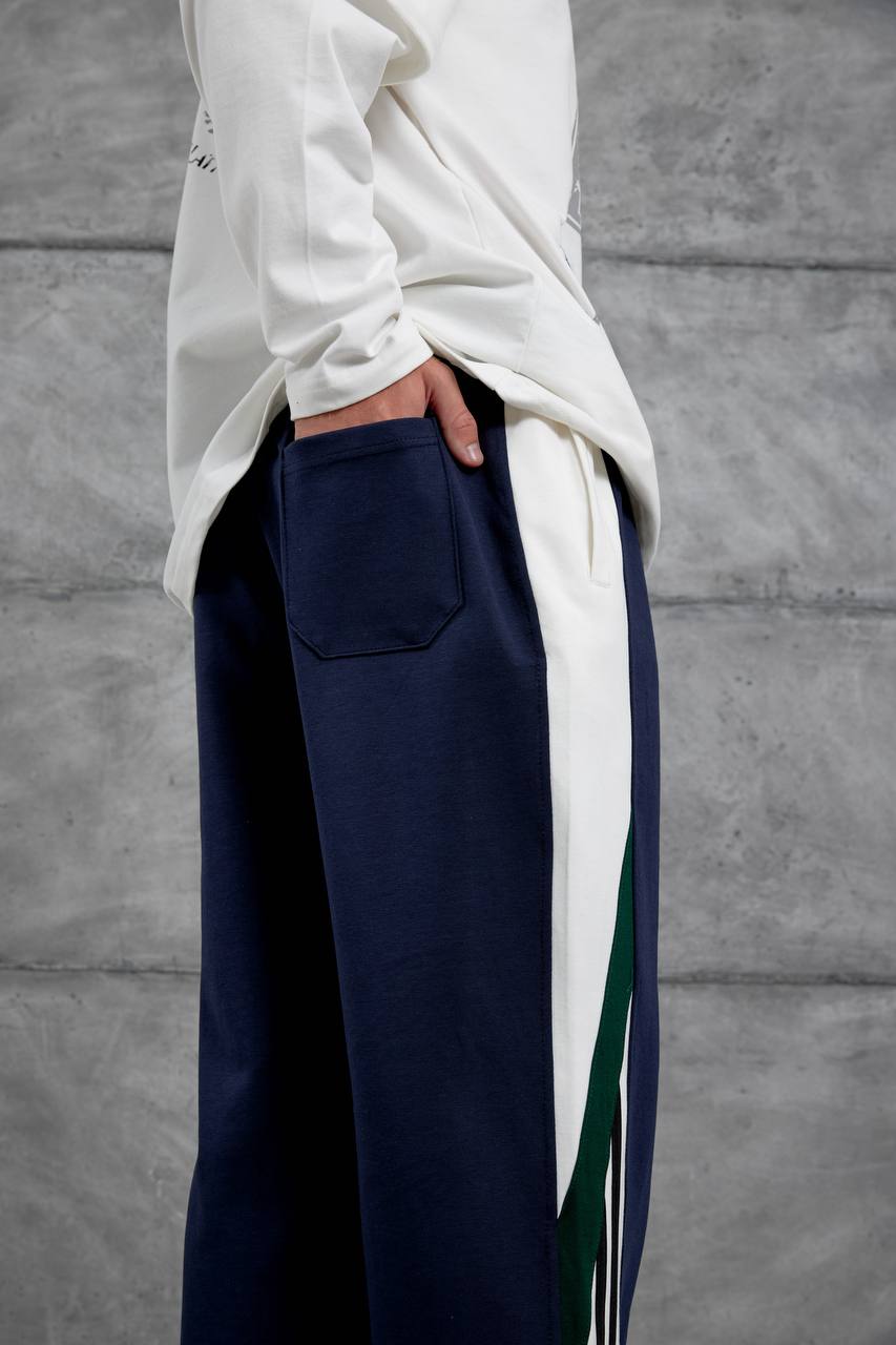 Coal Yan Şerit Detaylı Baggy Model Erkek Sweatpantolon