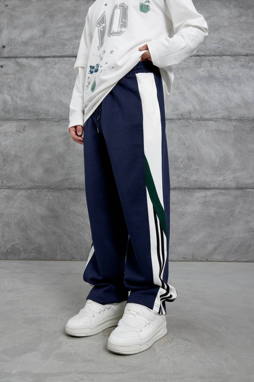 Coal Yan Şerit Detaylı Baggy Model Erkek Sweatpantolon