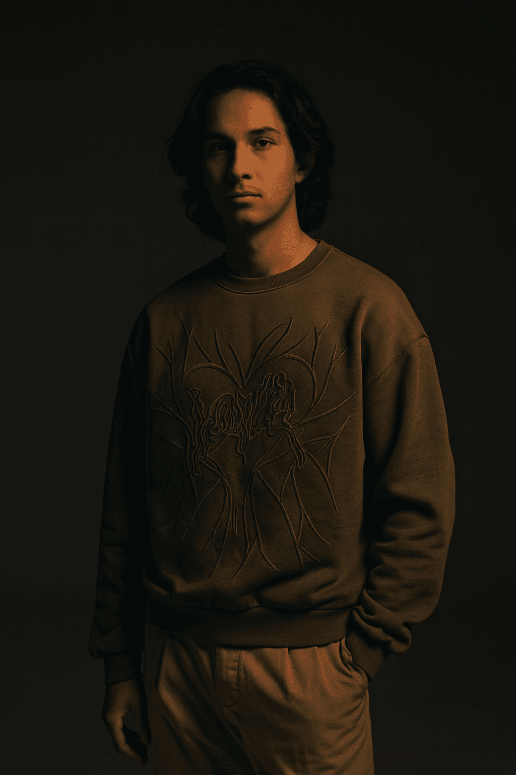 Cetty Oversize Kesim Özel Tasarım Erkek Sweatshirt