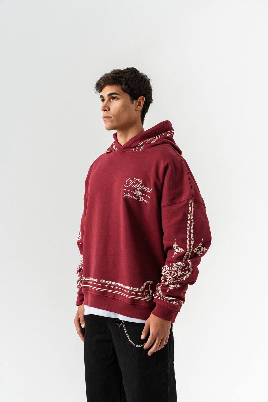 Waylay Özel Tasarım Baskılı Oversize Kesim Erkek Hoodie
