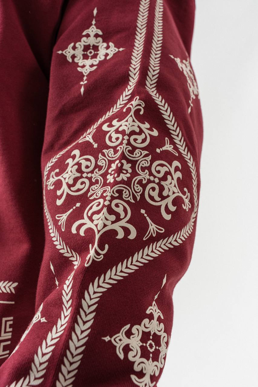 Waylay Özel Tasarım Baskılı Oversize Kesim Erkek Hoodie