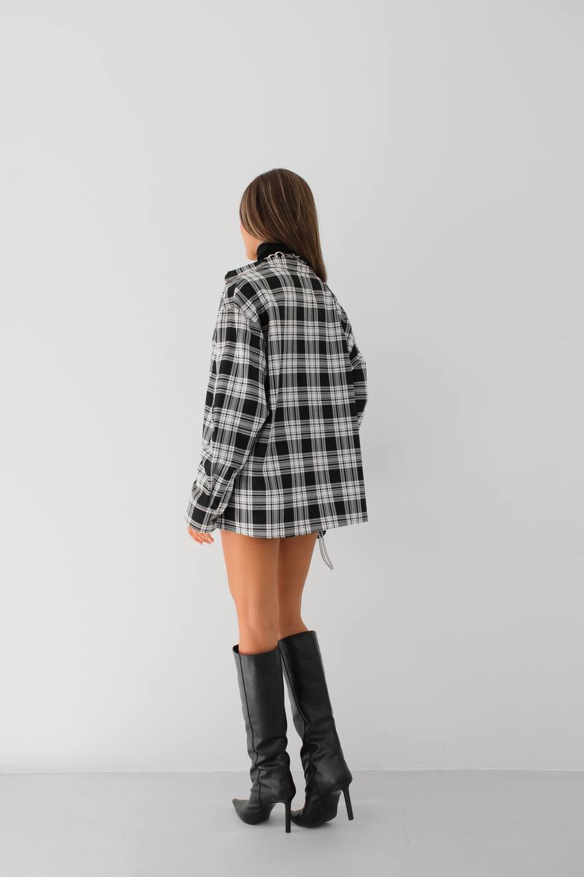 Seth Oversize Plaid Women's Shirt