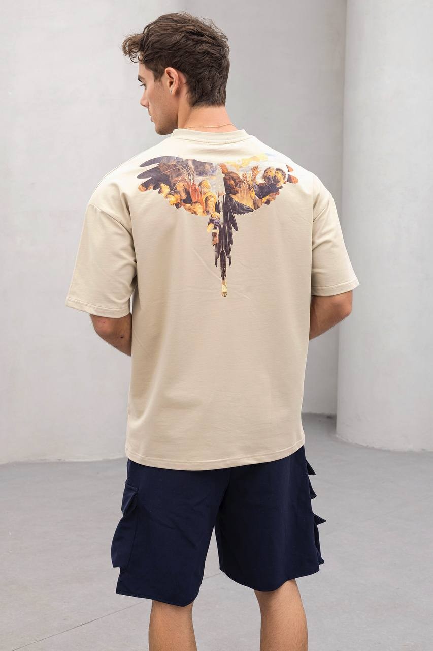 Roddy Baskılı Oversize Kesim Erkek Tişört