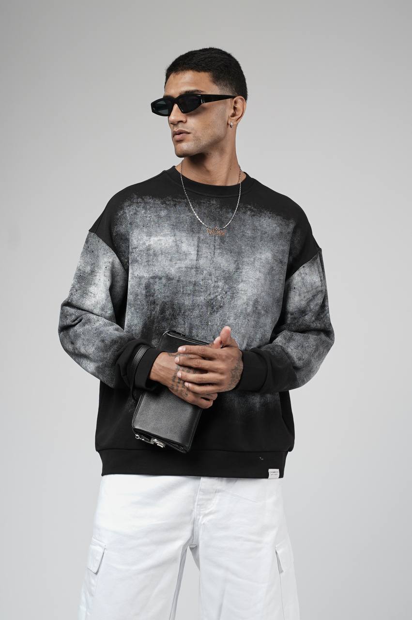Edwin Efektli Oversize Kesim Erkek Sweatshirt