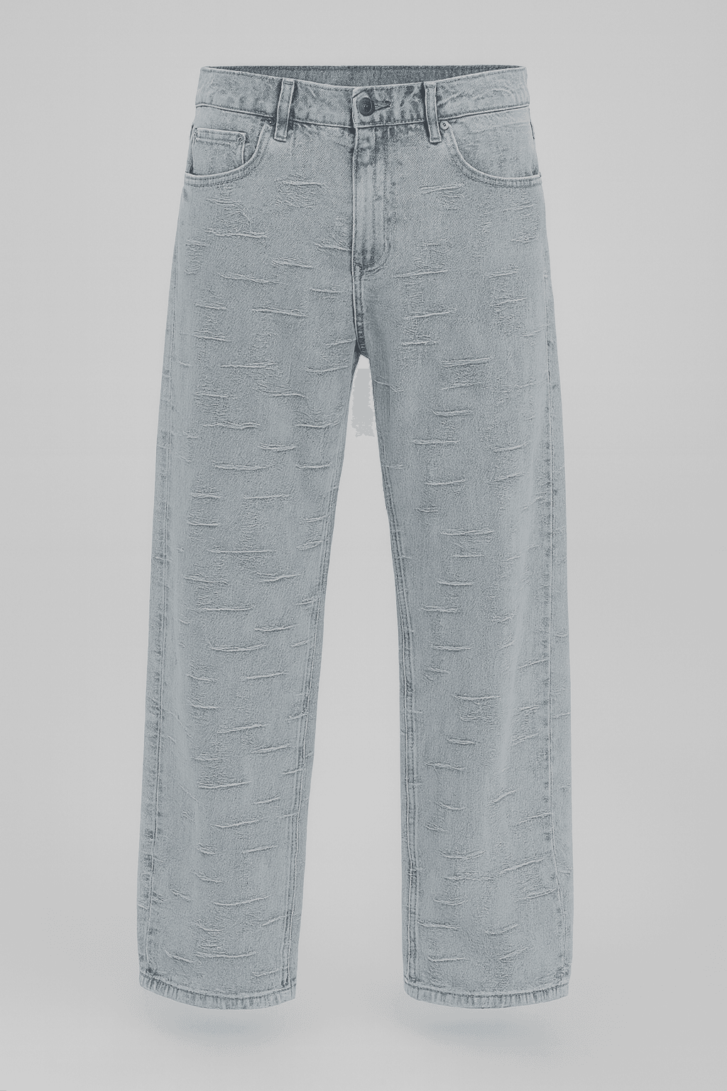 Pull Yırtık Efektli Baggy Erkek Jean Pantolon