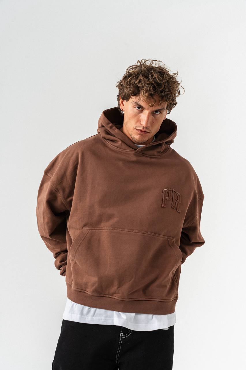 Veto Prague Baskılı Oversize Kesim Erkek Hoodie