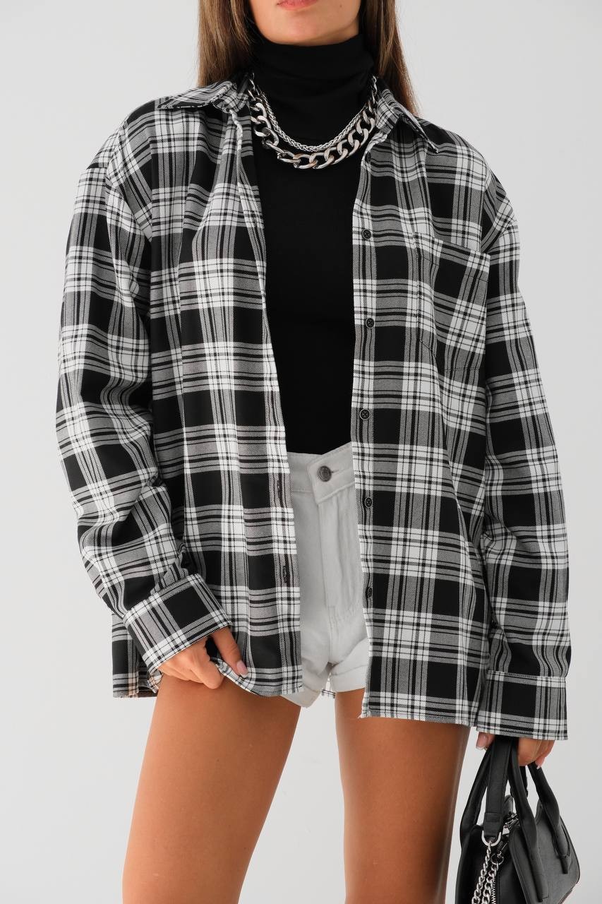 Seth Oversize Plaid Women's Shirt