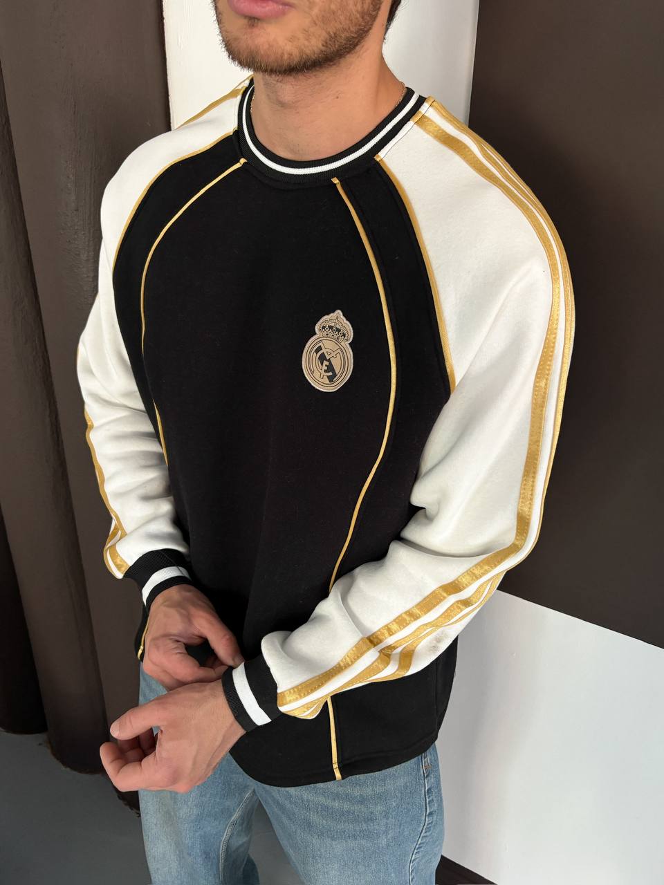 Luis Oversize Kesim Realmadrid Temalı Erkek Forma Sweathirt