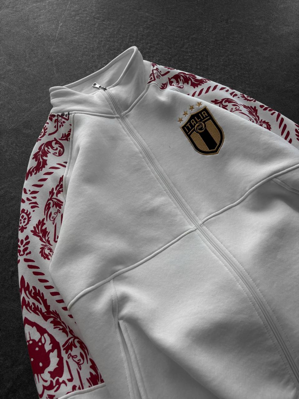 Froy İtalya Logo Baskılı Oversize Kesim Erkek Zip