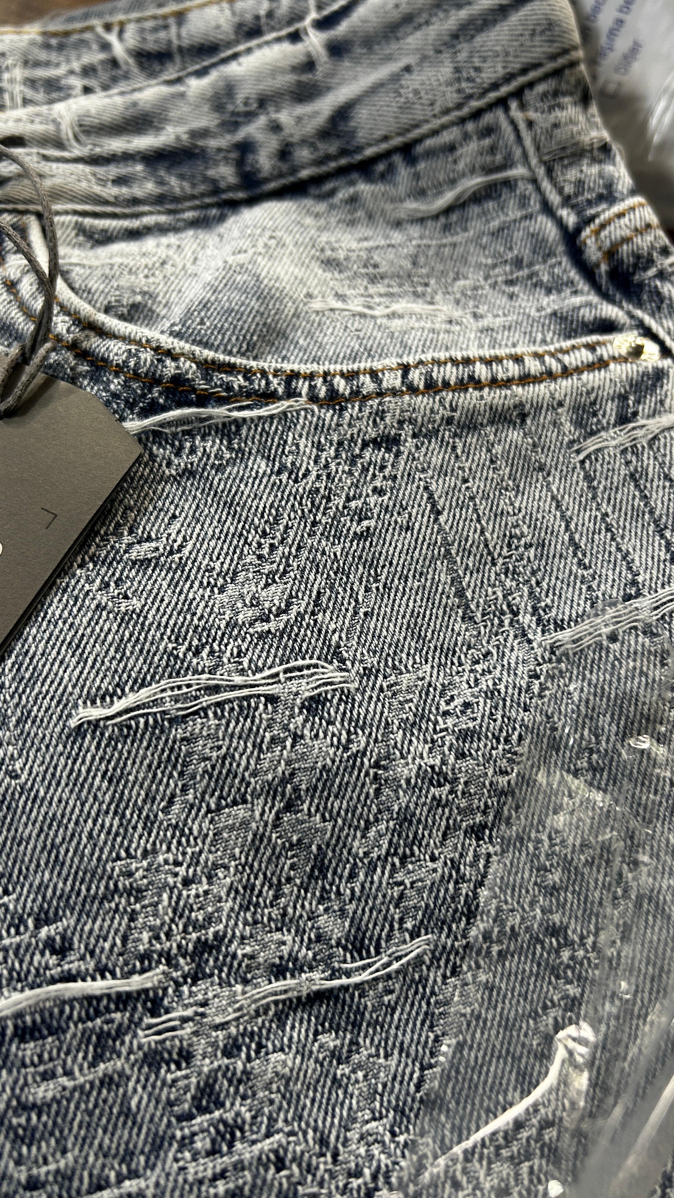 Pull Yırtık Efektli Baggy Erkek Jean Pantolon