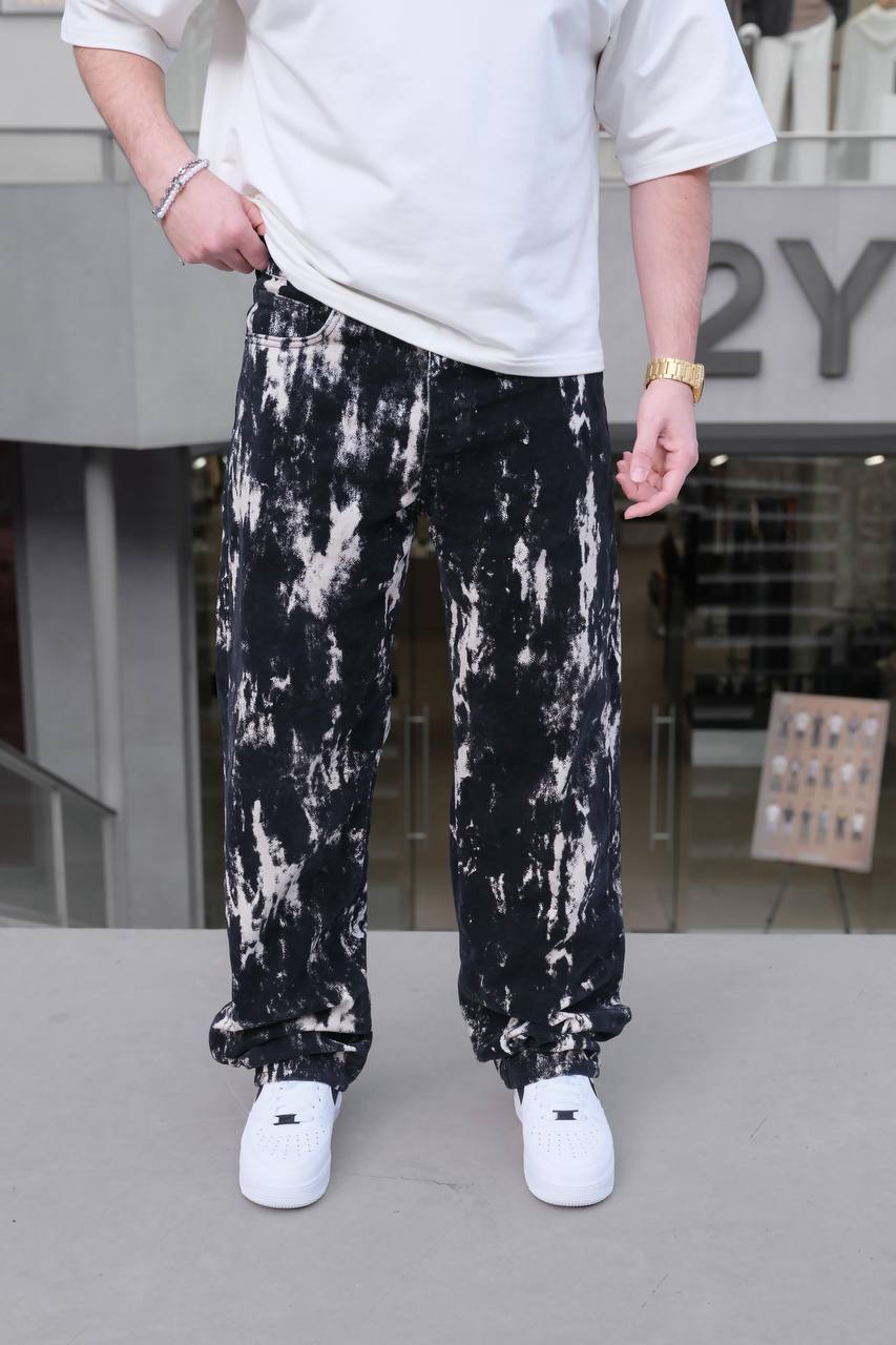 Daniel Yıkamalı Paçası Detaylı Erkek Jean Pantolon