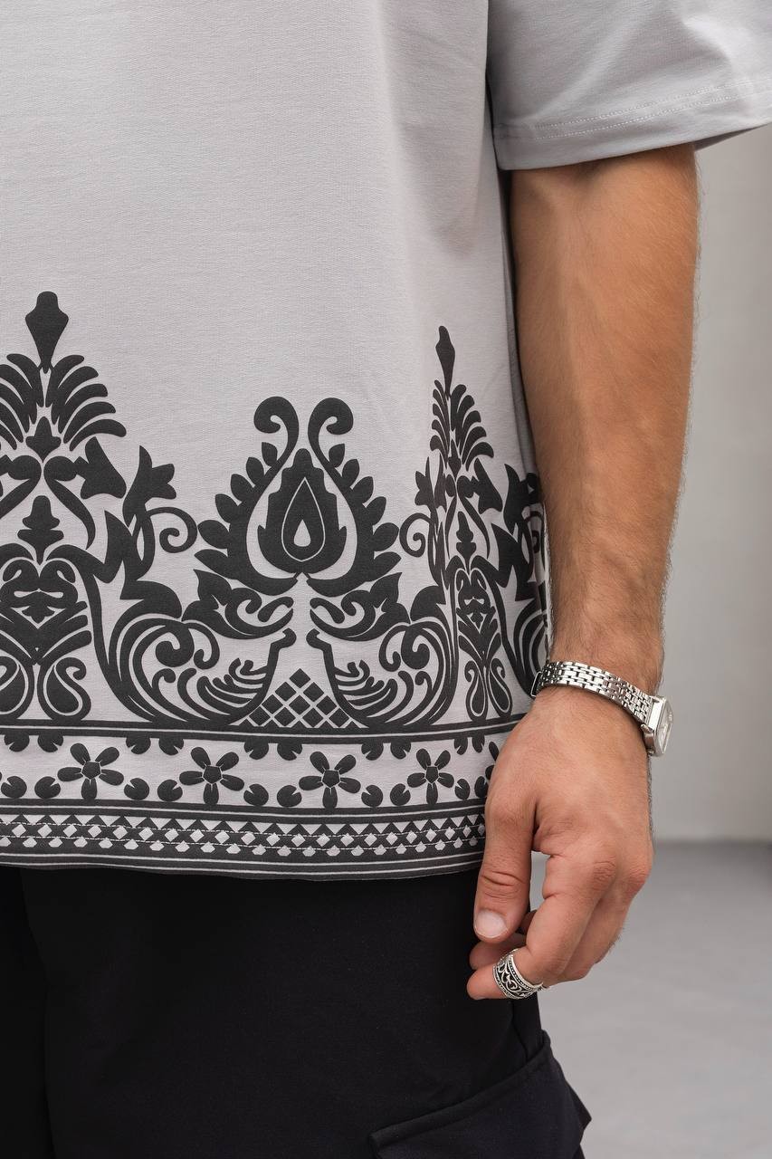 Owen Özel Tasarım Baskılı Oversize Kesim Erkek T-shirt