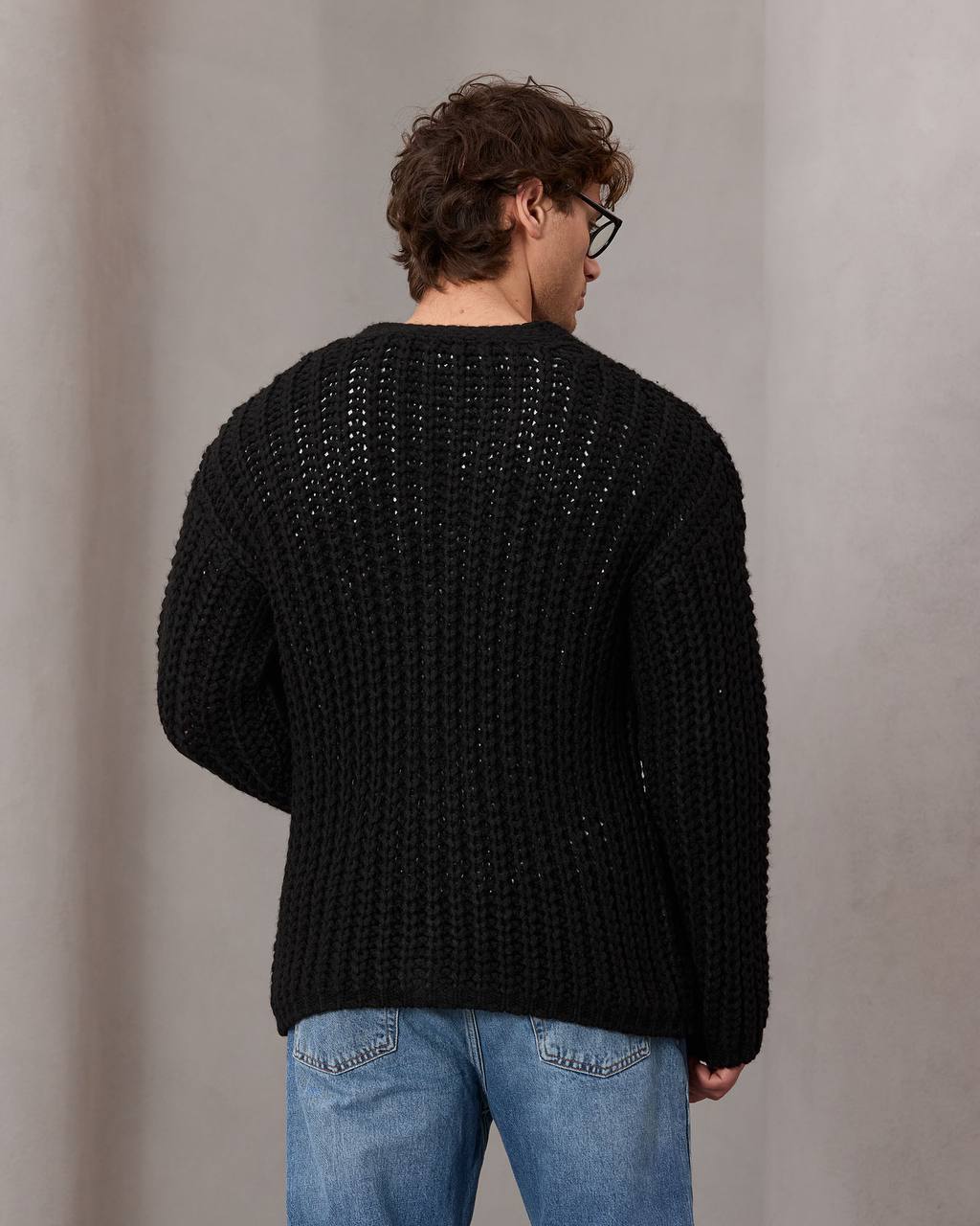 Soft Hands Düğme Detaylı Yün Erkek Hırka