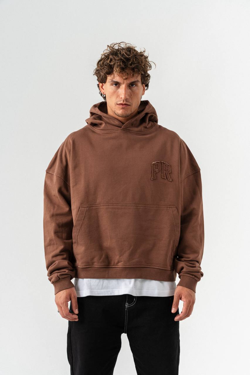 Veto Prague Baskılı Oversize Kesim Erkek Hoodie