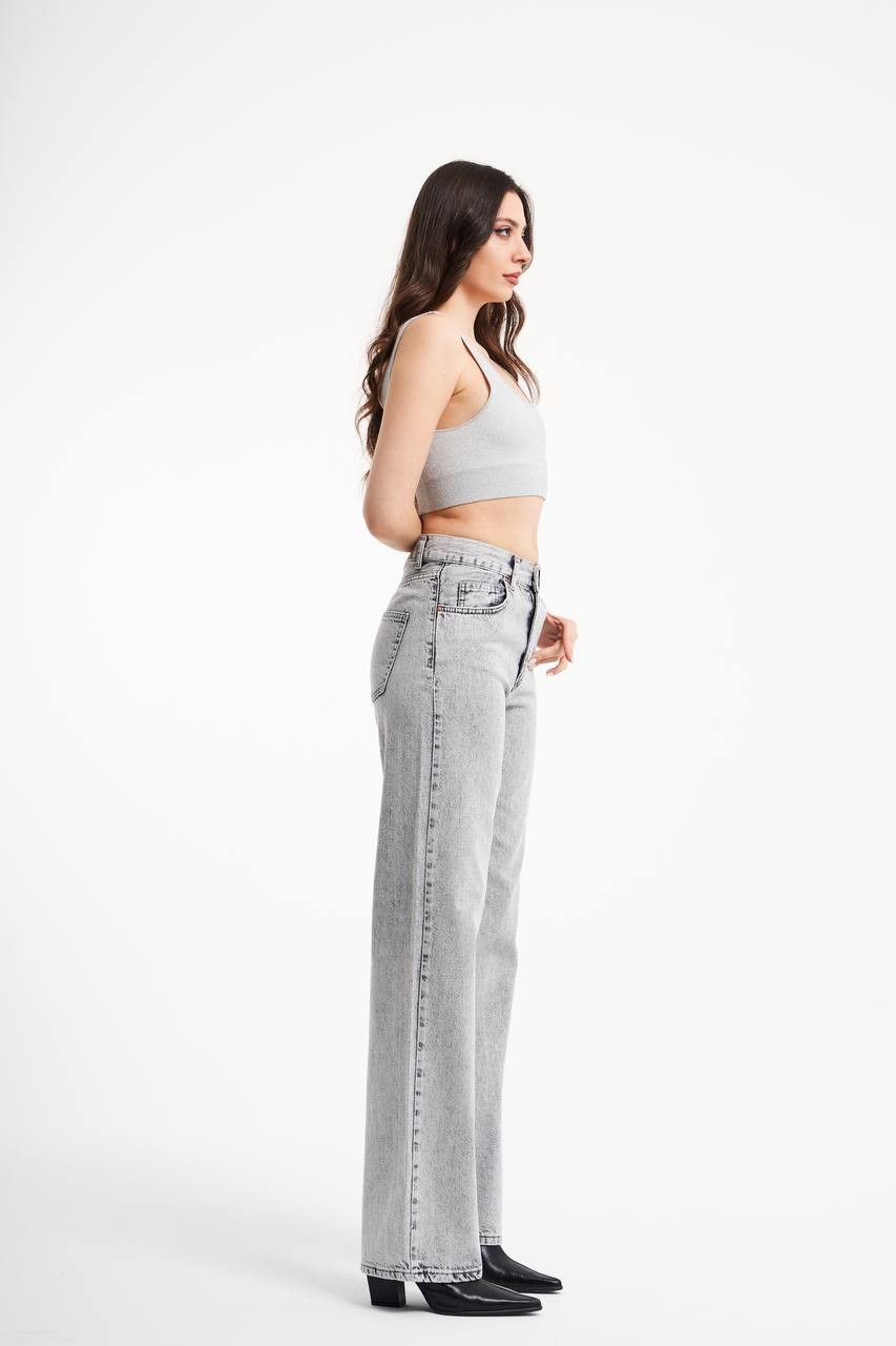 Sabrina Yıkamalı Yüksek Bel Jean - 2880