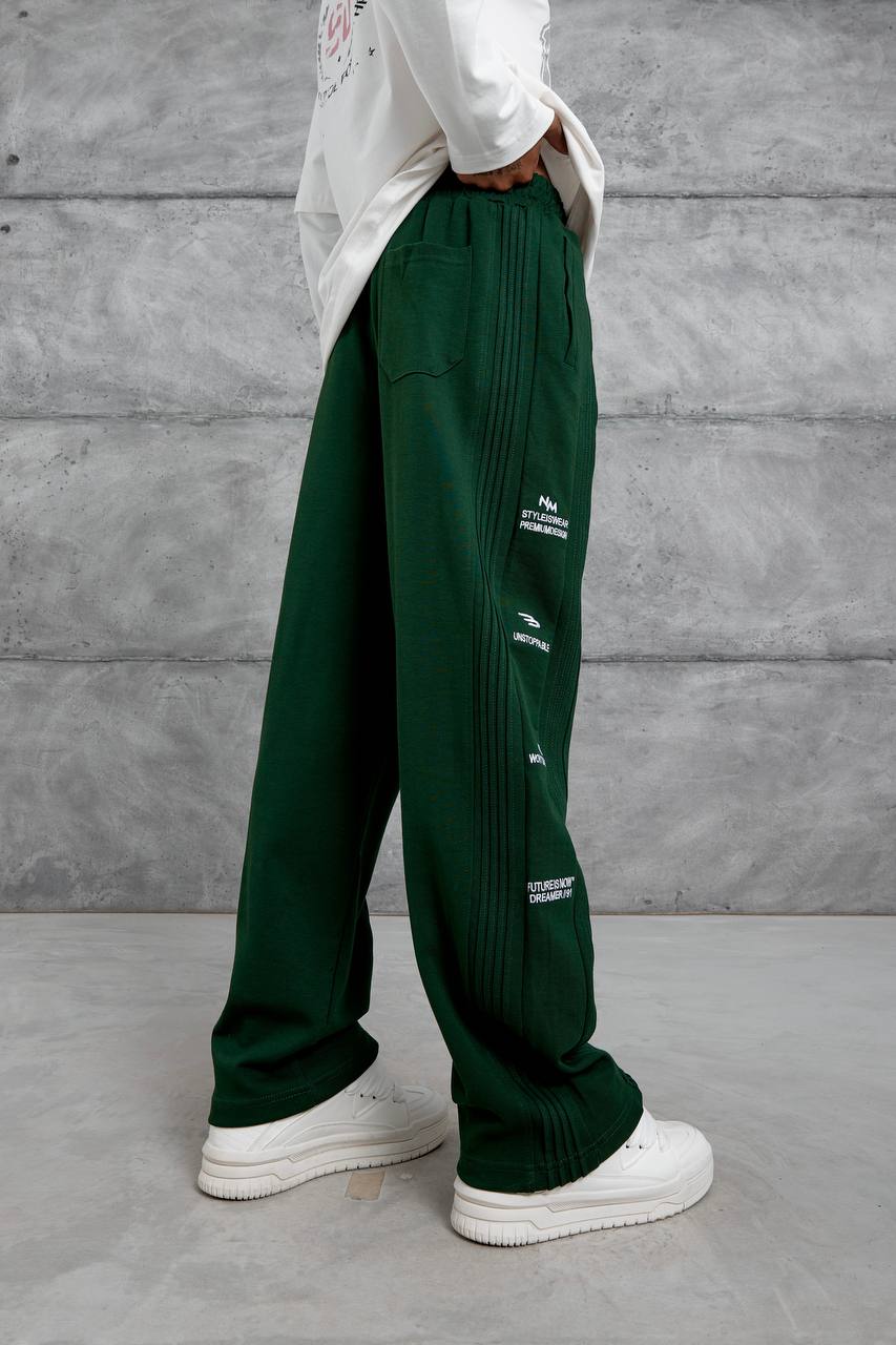 Davi Şerit Detaylı Baggy Erkek Sweatpantolon