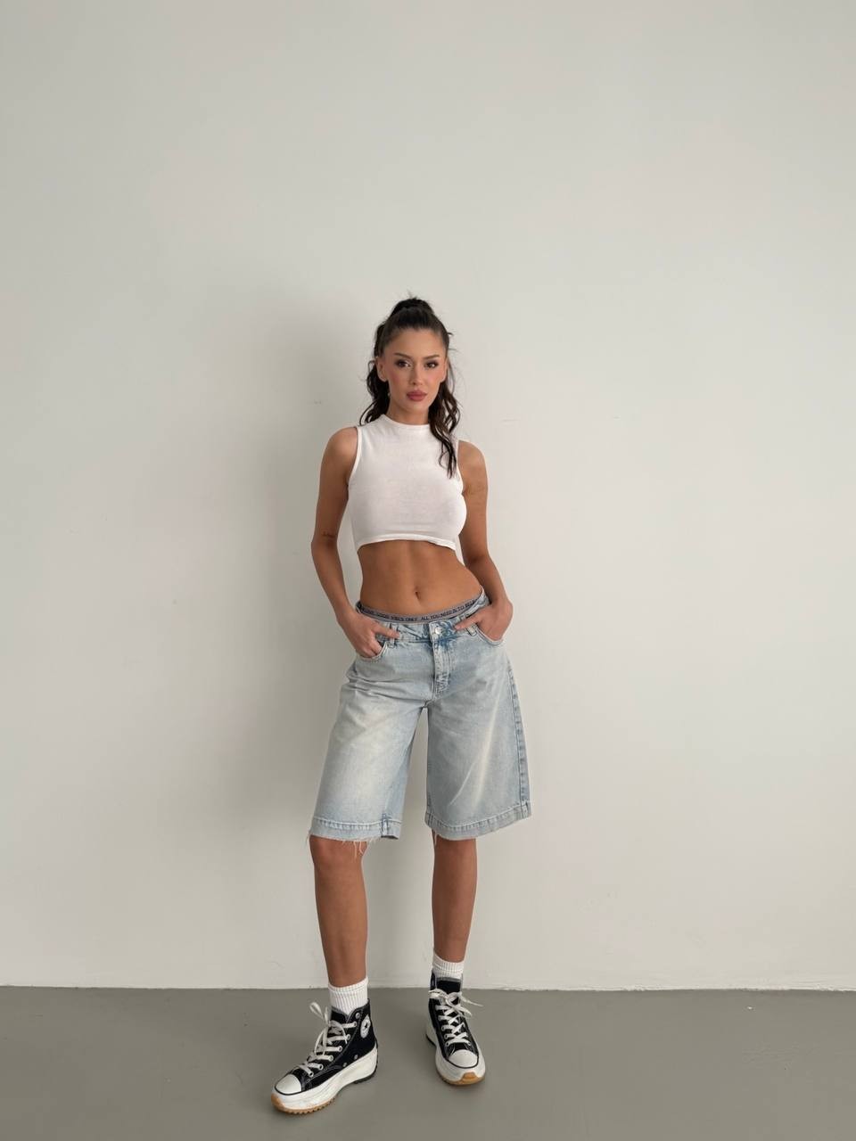 Cassia Wash Effect Capri- 3403,3401 - Açık Mavi
