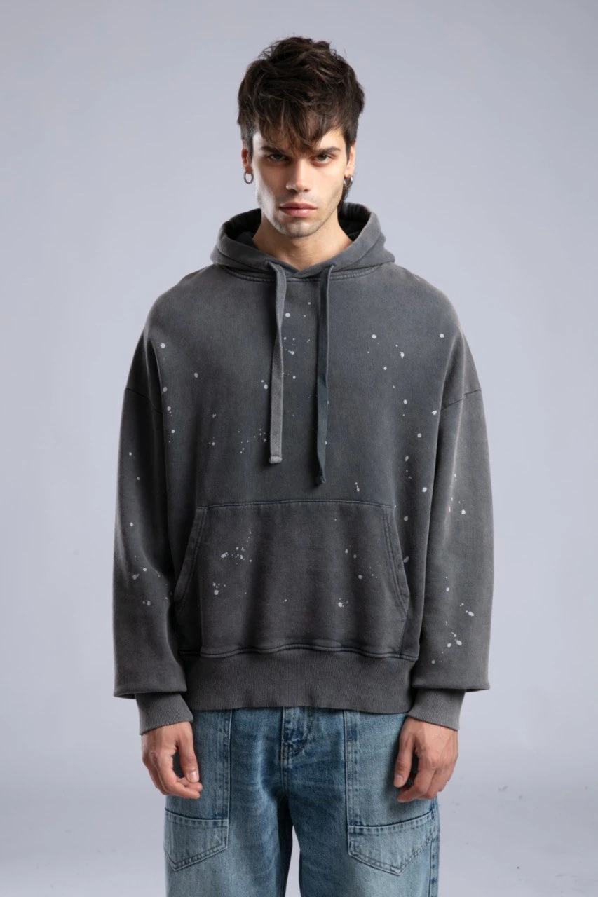 Gary Özel Tasarım Oversize Kesim Erkek Hoodie