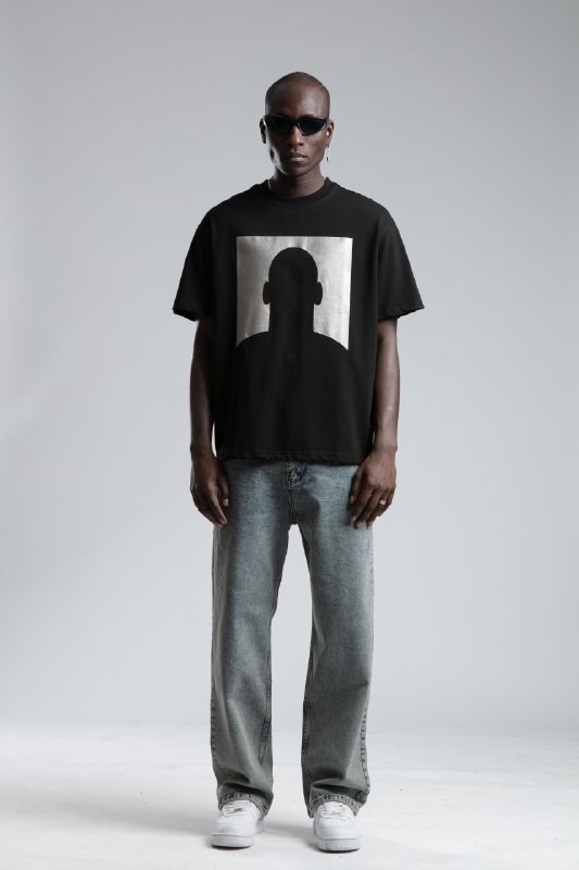 Jeremy Baskılı Oversize T-shirt