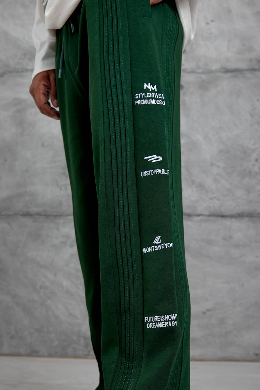Davi Şerit Detaylı Baggy Erkek Sweatpantolon