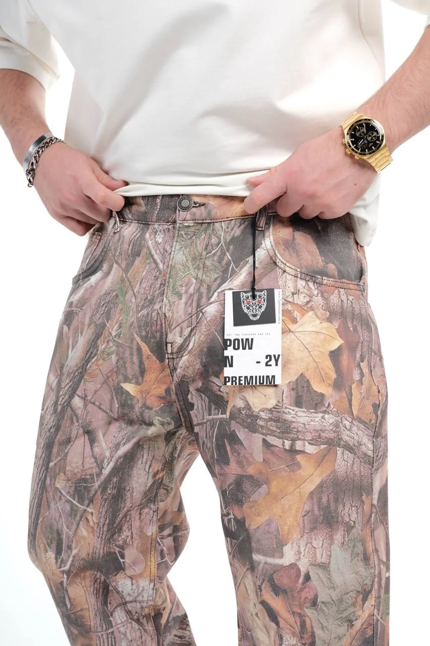 Navas Özel Tasarım Desenli Erkek Baggy Pantolon