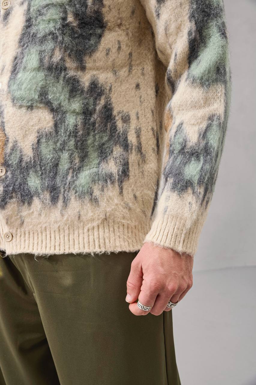 Lop Pamuklu Oversize Kesim Erkek Triko