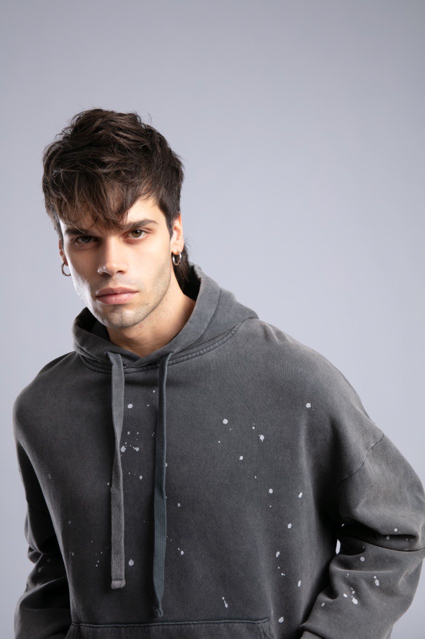 Gary Özel Tasarım Oversize Kesim Erkek Hoodie