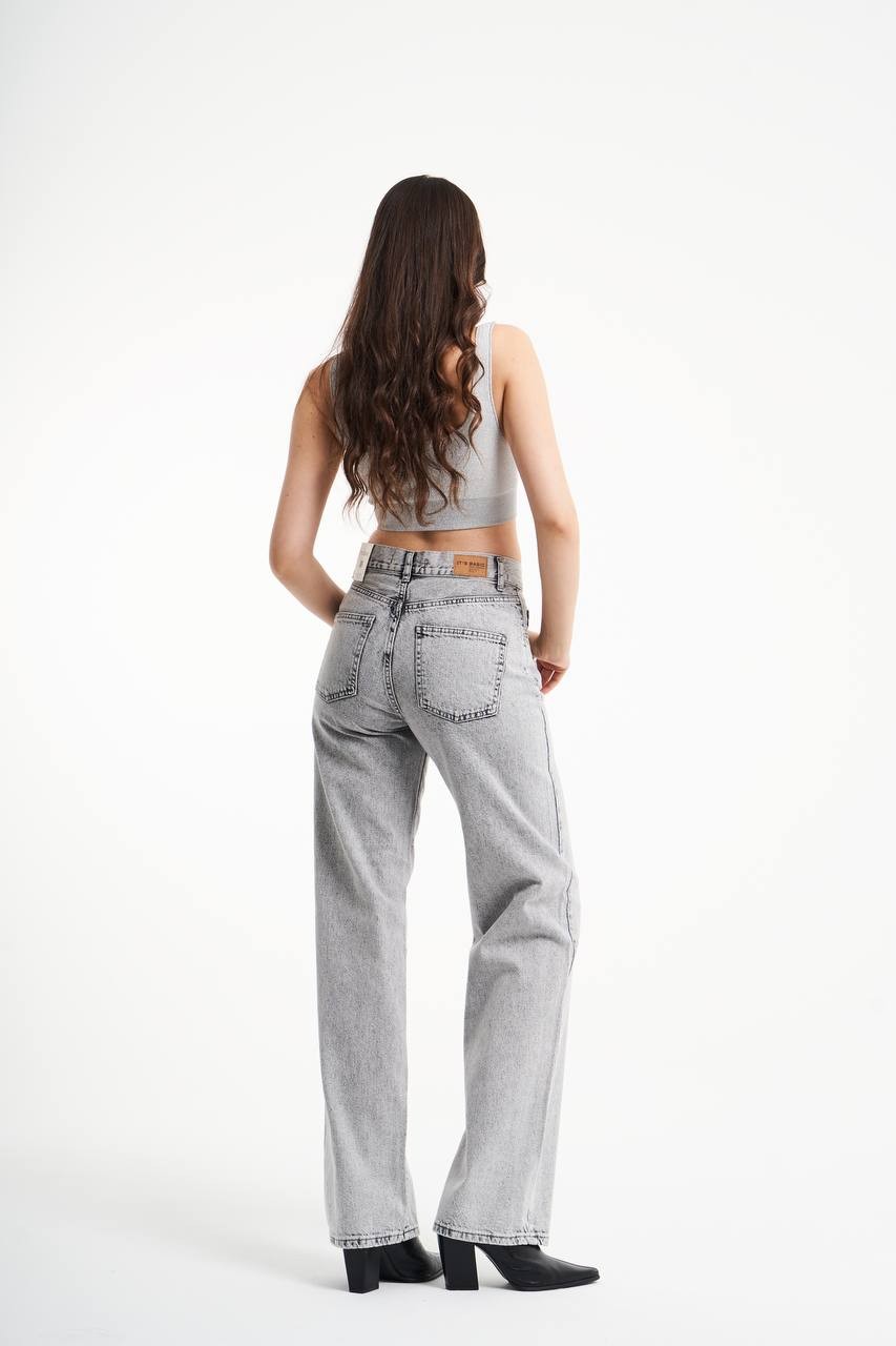 Sabrina Yıkamalı Yüksek Bel Jean - 2880