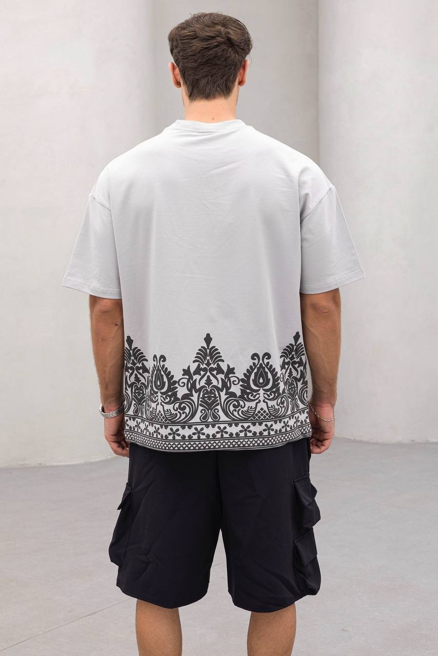 Owen Özel Tasarım Baskılı Oversize Kesim Erkek T-shirt