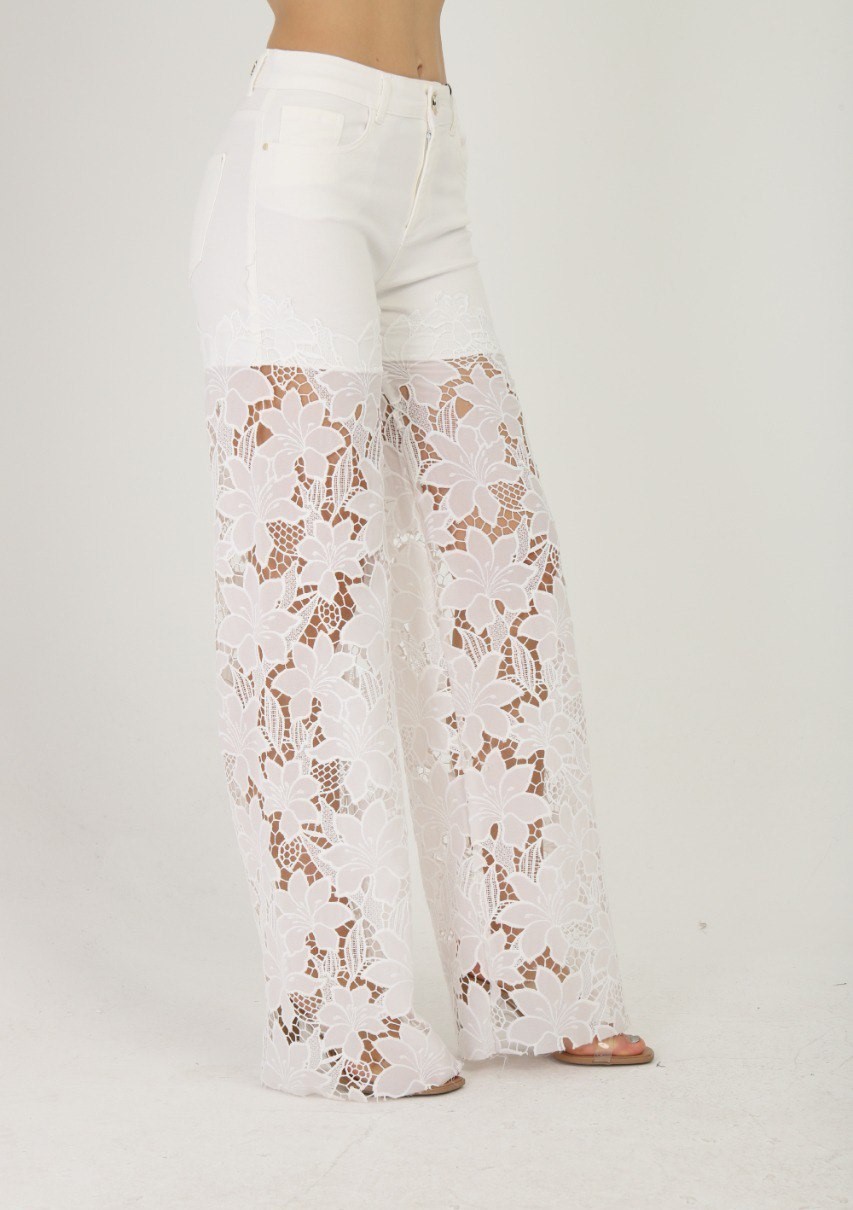 Kanita Lace Embroidered Special Design Women's Trousers