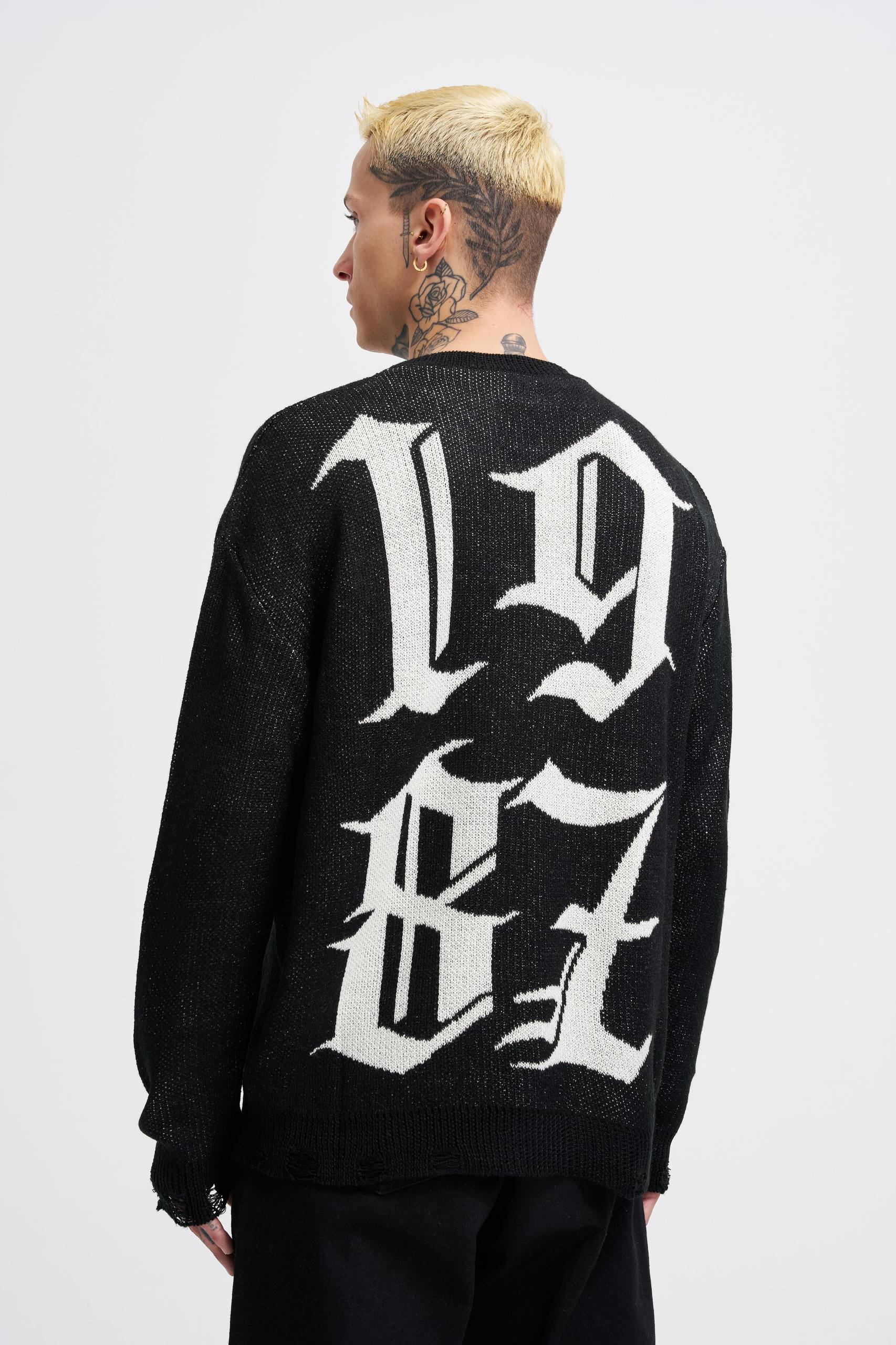 Will Özel Tasarım Baskılı Bisiklet Yaka Oversize Kesim Erkek Sweatshirt