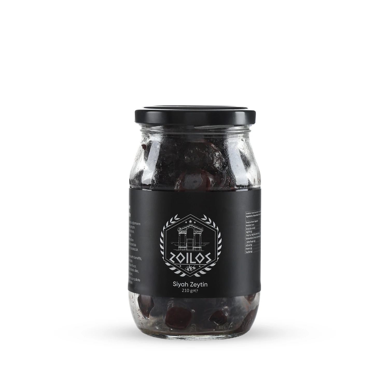 Zoilos 210gr Siyah Zeytin