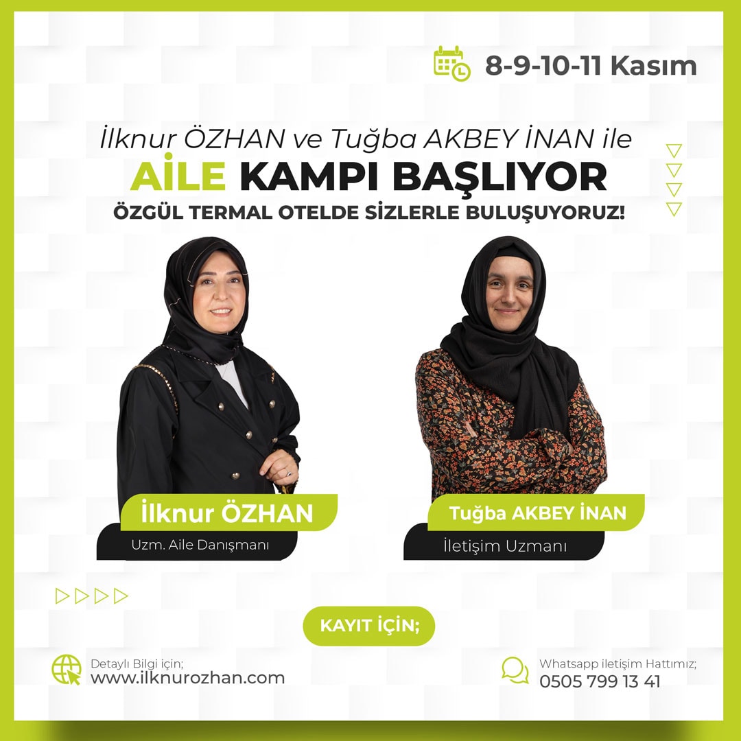 8 - 11 Kasım Aile Kampı - ÖN ÖDEME SAYFASI