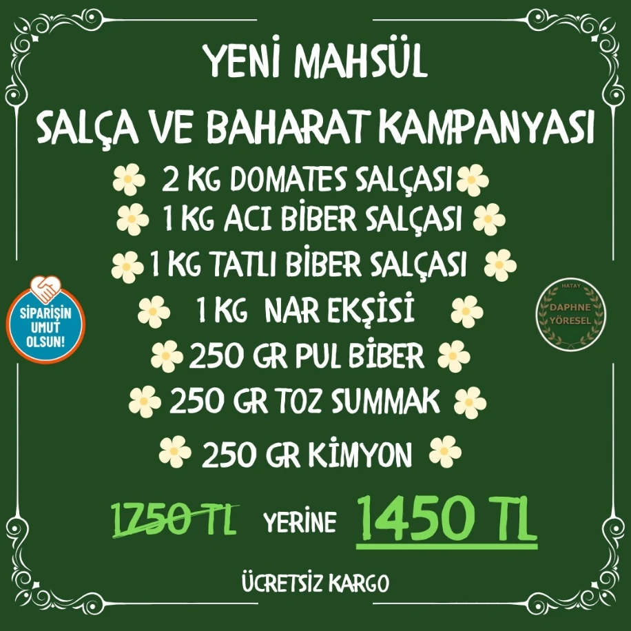 İndirimli Karma Salça Paketimiz